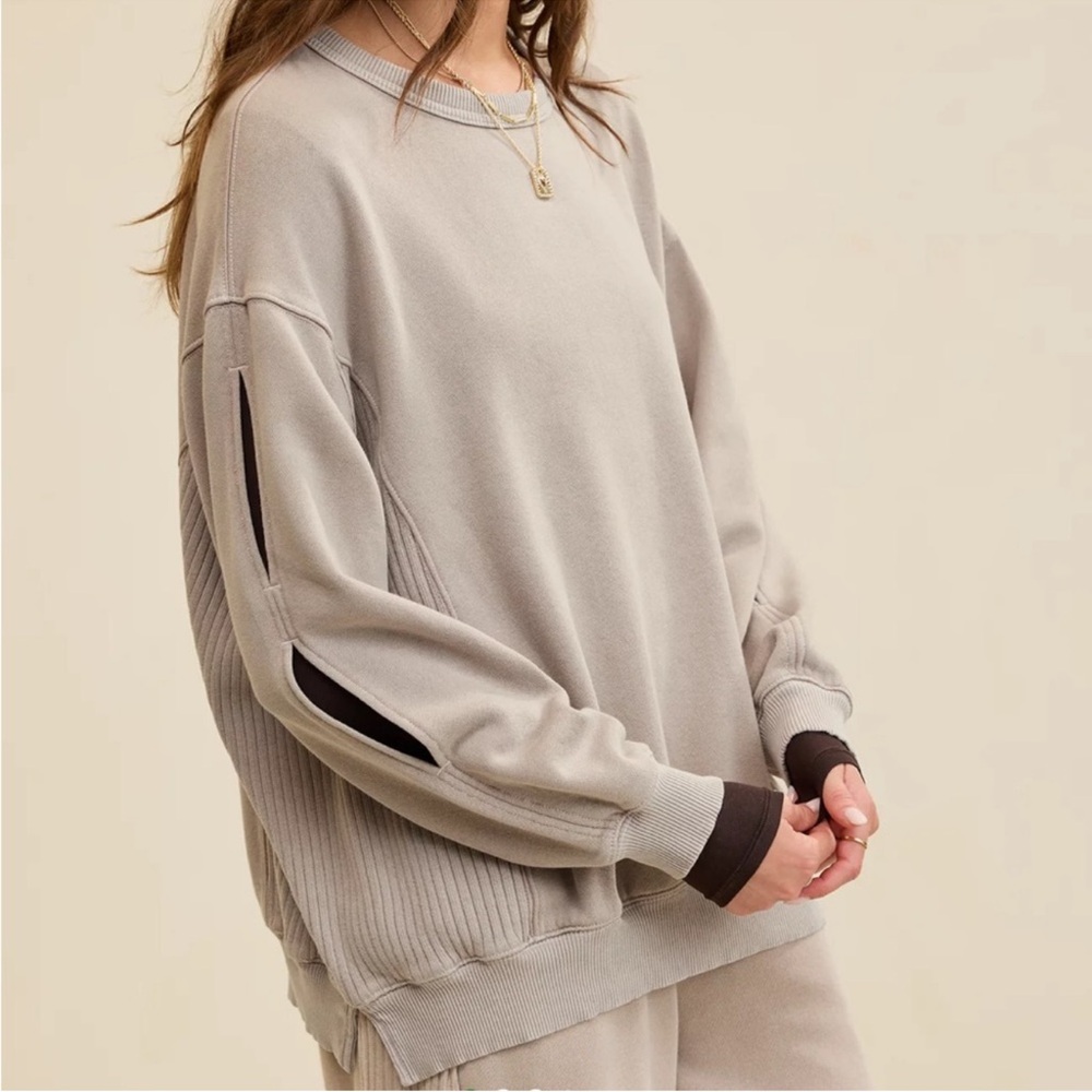 Aerie Très Chic Keyhole Sweatshirt